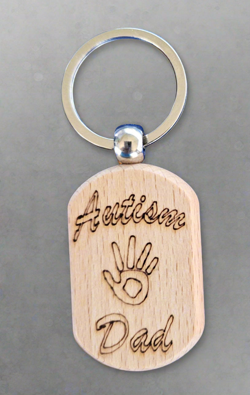 Handcrafted Puzzle Wooden Keychain