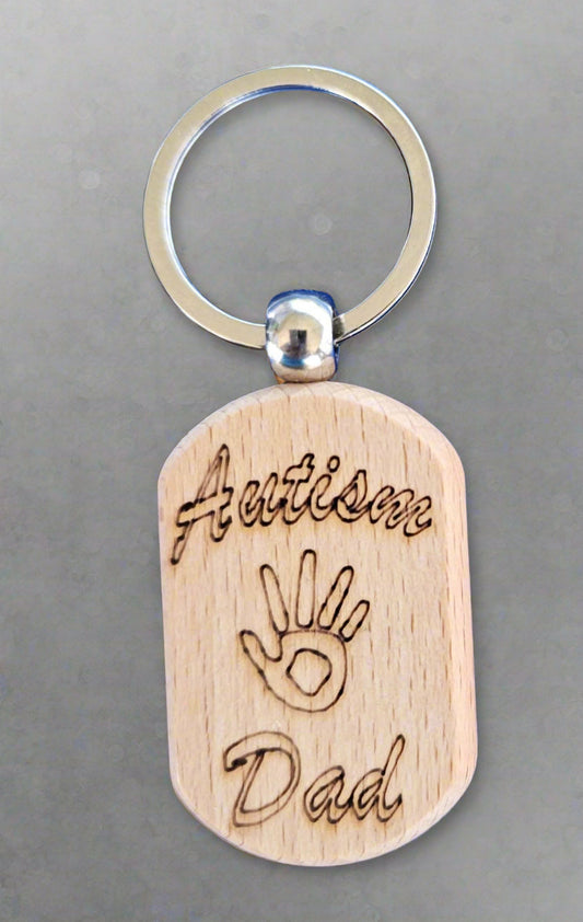 Handcrafted Puzzle Wooden Keychain