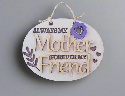 Handcrafted "Mother" Decorative - Mother's Day Artwork