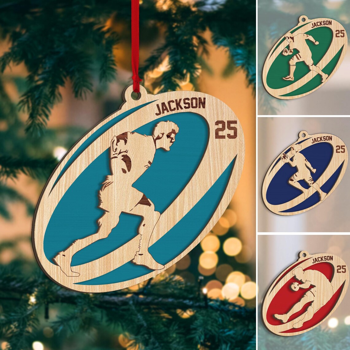 Personalized Sports Ornaments